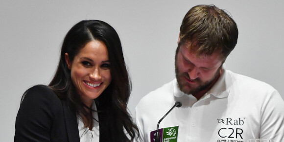 image: Meghan Markle fikk trøbbel med talen på sitt første offisielle oppdrag